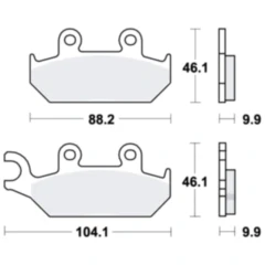 Bremsklötze Sinter vorne für: TRW Alternative: 7321219