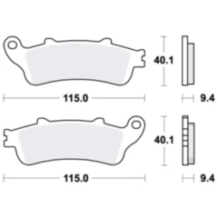 Bremsklotz Sinter Scooter TRW Alternative: 7322969 passend für: Honda FES, FJS, NSS