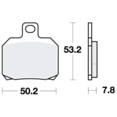Bremsklotz Sinter hinten TRW Alternative: 7324049 passend für: Ducati Monster, Panigale, Hypermotard