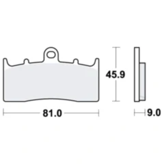Bremsklotz Sinter vorne TRW Alternative: 7329287 passend für: BMW K, R
