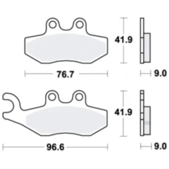 Bremsklotz Scooter TRW Alternative: 7320823 passend für: Vespa GTS, Primavera, Sprint