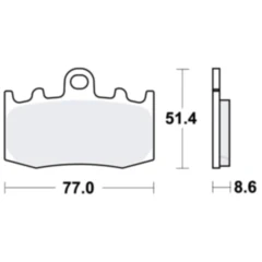 Bremsklotz Standard TRW Alternative: 7324163 passend für: BMW R, K