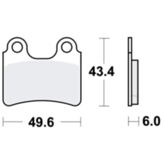 Bremsklotz Sinter RSI TRW Alternative: 7323264 passend für: Beta Evo, RR, REV3