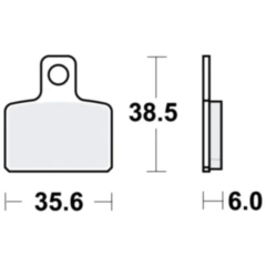 Bremsklotz Standard TRW Alternative: 7323272 passend für: Gas Gas TXT, TX, MC