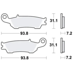 Bremsklötze Offroad TRW Alternative 7322548