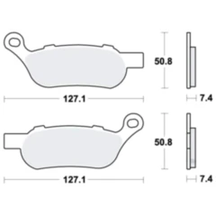 Bremsklötze Sinter für TRW 7875107