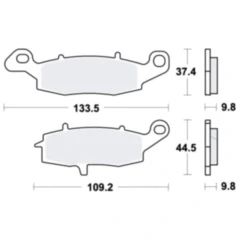 Bremsklotz Sinter für TRW, Alternative 7377047