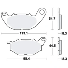 Bremsklotz Sinter TRQ für sportliche Fahrer