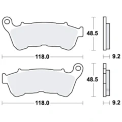 Bremsklötze Sinter vorne TRW Alternative: 7370106 für: Yamaha