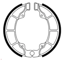 Bremsbacken ohne Feder TRW Alternative: 7325053 passend für: Suzuki UC