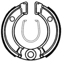 Bremsbacken ohne Feder TRW passend für: Honda CRF, QR, Z, Yamaha TT - R