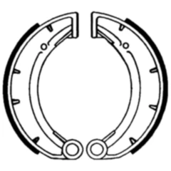 Bremsbacken ohne Feder TRW passend für: MZ/MUZ ETZ, TS, Saxon Country