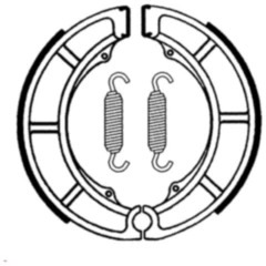 Bremsbacken mit Feder TRW passend für: Suzuki LT - F