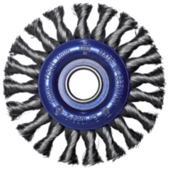 Rundbürste gezopft 125 mm für Winkelschleifer