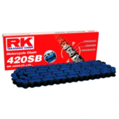 RK Standardkette blau 420 SB für Motorräder