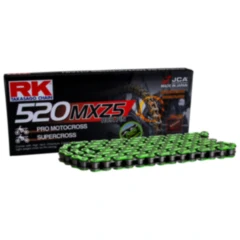 RK Standardkette grün 520 MXZ5/110 Kette offen mit Clipschloss passend für: Kawasaki KX
