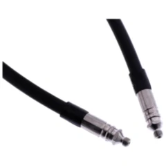 Stahlflex Leitung 110 cm im Retro Style für Motorräder