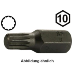 Bit Vielzahn M10 10 mm 6 Kant für Motorräder