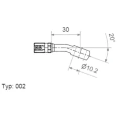 Ringfitting Vario TYP002 10 mm 20° Edelstahl