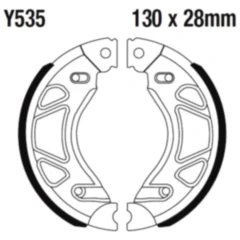 Bremsbacken mit Federn für: EBC