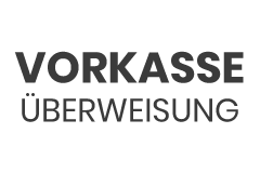 Vorkasse / Überweisung